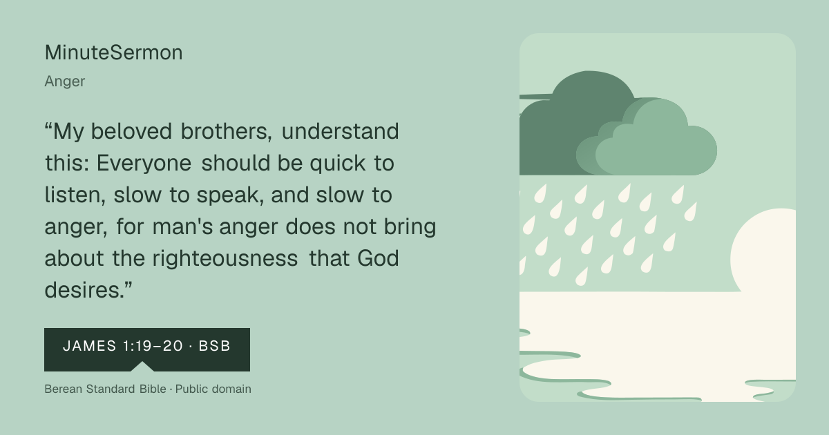 Verse card for Anger | MinuteSermon